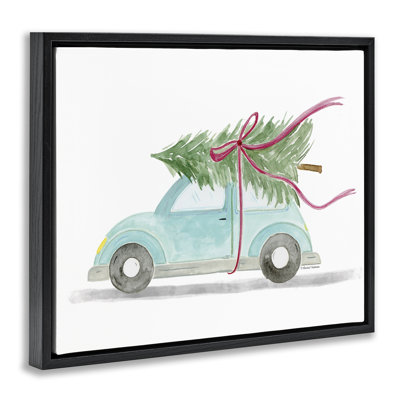 «Windblown Tree on Car», art mural par Rachel Nieman