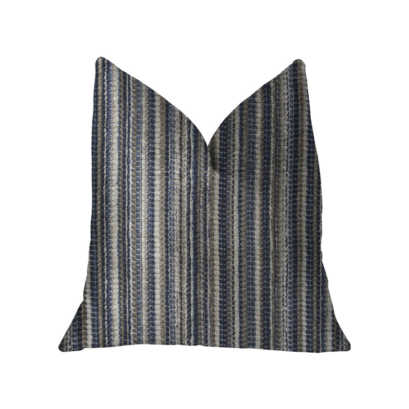 New Hampton Striped Reversible Throw Pillow, 24" x 24"