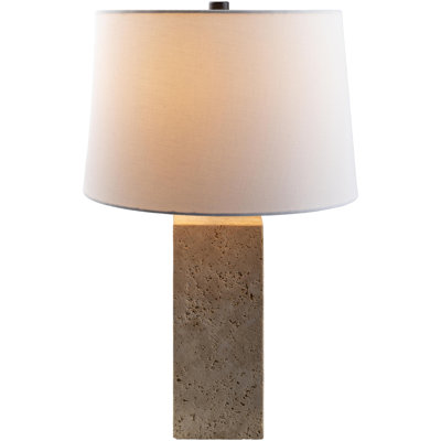 Holderness Travertine Table Lamp