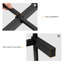 Minimal Screwless Black Bed Frame With Square Feet-1355918808