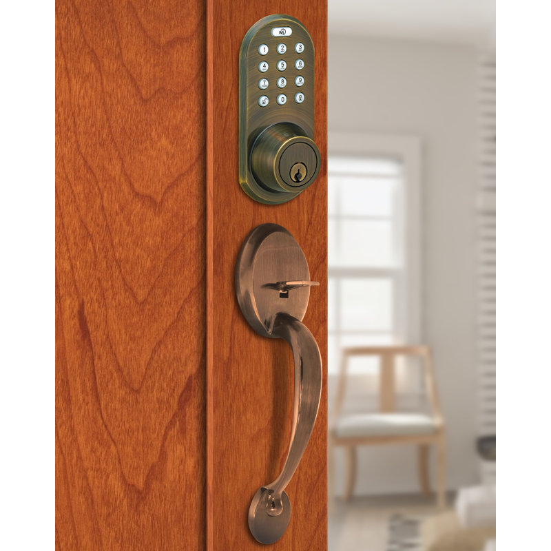 Keypad, Antique Brass