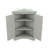 Freestanding Triangular Bathroom Storage Cabinet With Adjustable Shelves-293068332