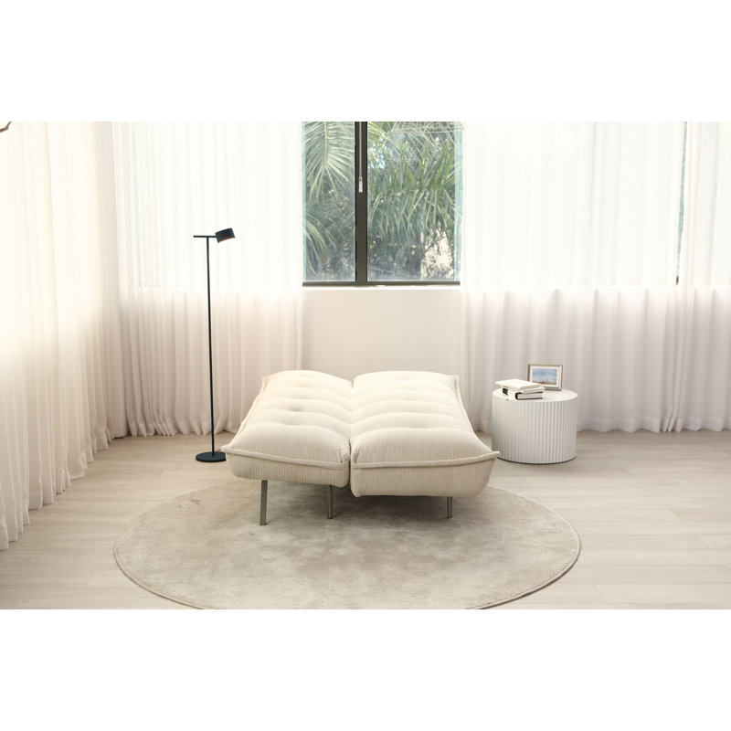 3 Seater Sofa Bed, Cream
