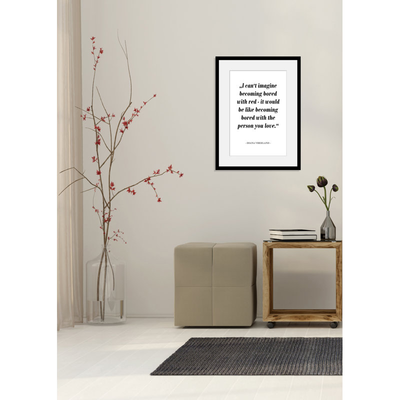 Lettering - Single Picture Frame Print