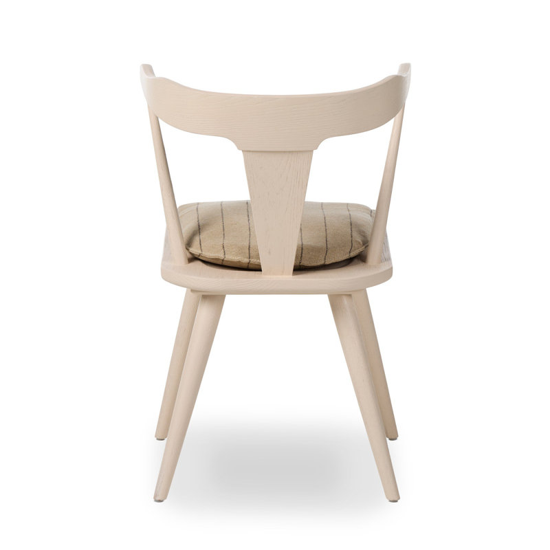Ripley Dining Chair with Cushion, Lavon Flint, Off White Oak