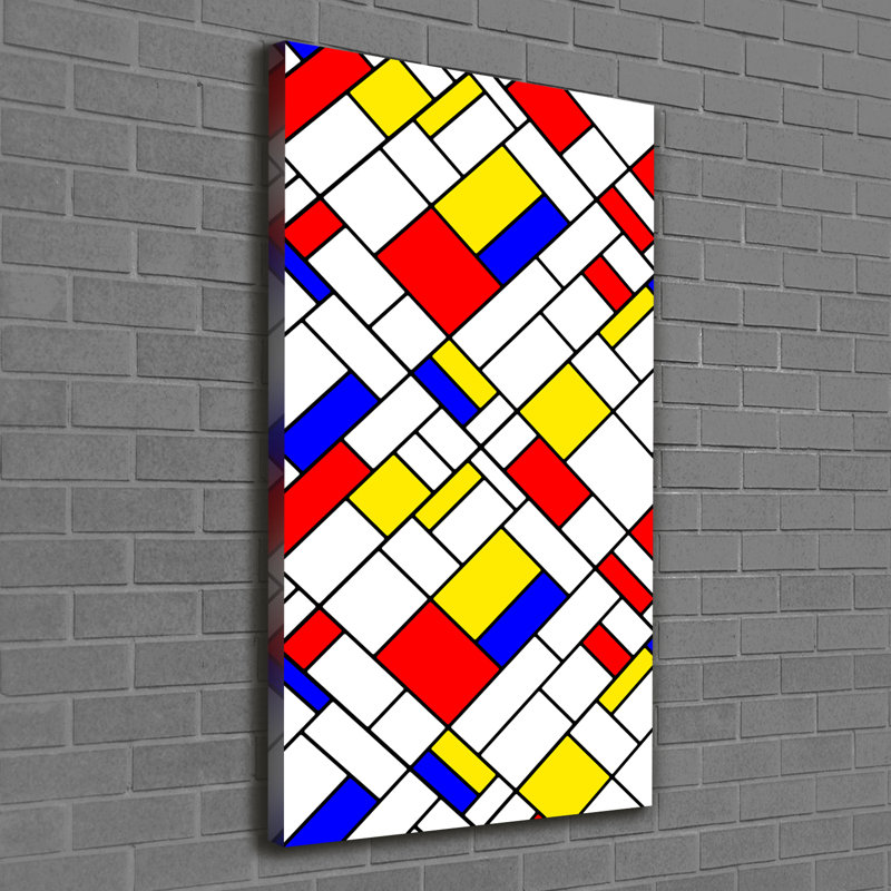 Abstraction 1 Piece Wrapped Canvas Wall Art