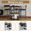 Upholstered Counter Stool with Metal Frame-1471255395