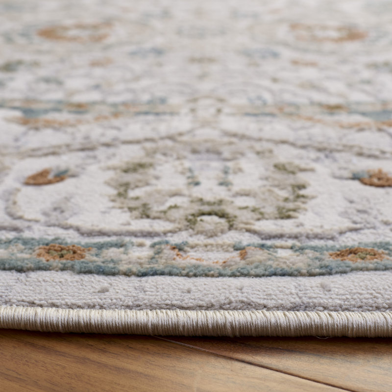 Maven Performance Oriental Indoor Rug, Round 6'7"