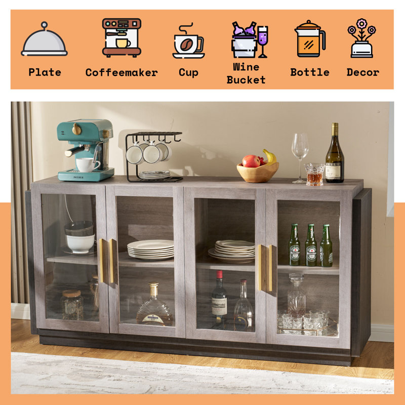 Ainez Unfinished Accent Cabinet