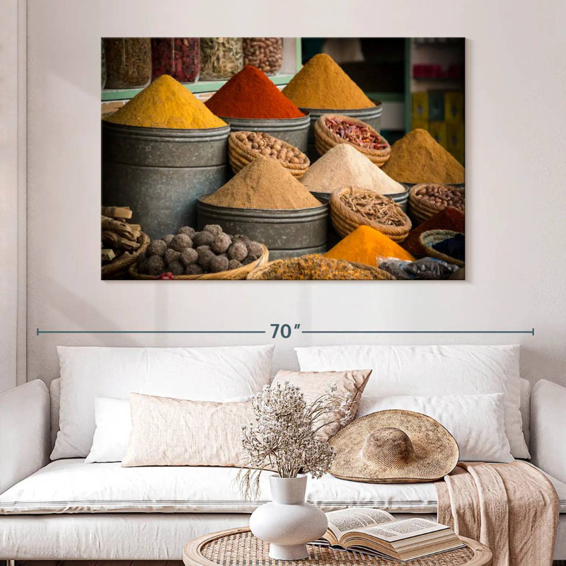 Yarlin Moroccan Souk Spices, 30" H x 45" W