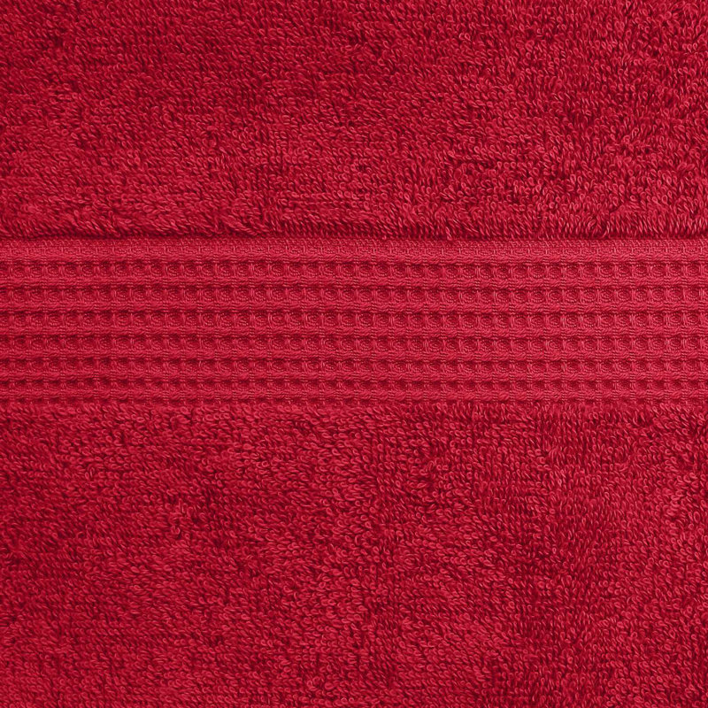 Peryl Hand Towel Super Absorbent 550 gsm Luxury Egyptian-Quality Cotton 50x85, Red