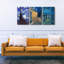 3 Piece No Frame Print on Canvas