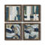 «Close to the Edge I», ensemble de 4 peintures sur toile encadrées-60147975-60147974