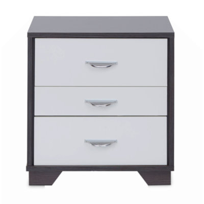 3-Drawer Rectangular Accent Table High End Table