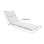 Outdoor Olefin Rectangle Lounge Chair Cushion Foam, UV Resistant Chaise Lounge Outdoor-752927365-752927364