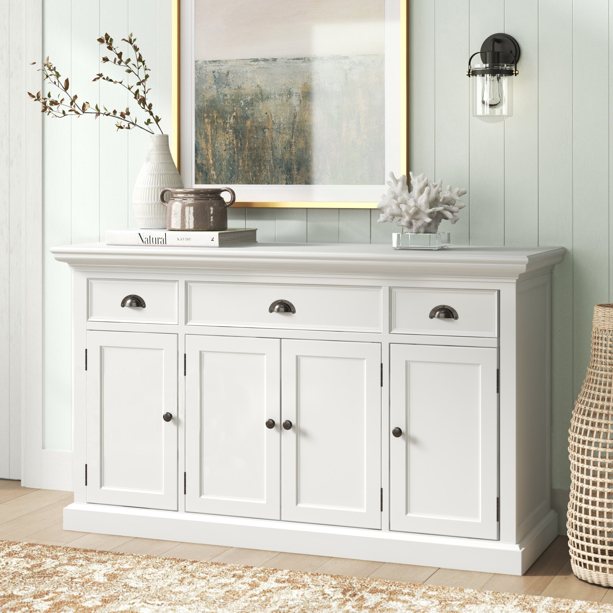 Credenza | Storage Cabinet | Branch White / Right / Standard