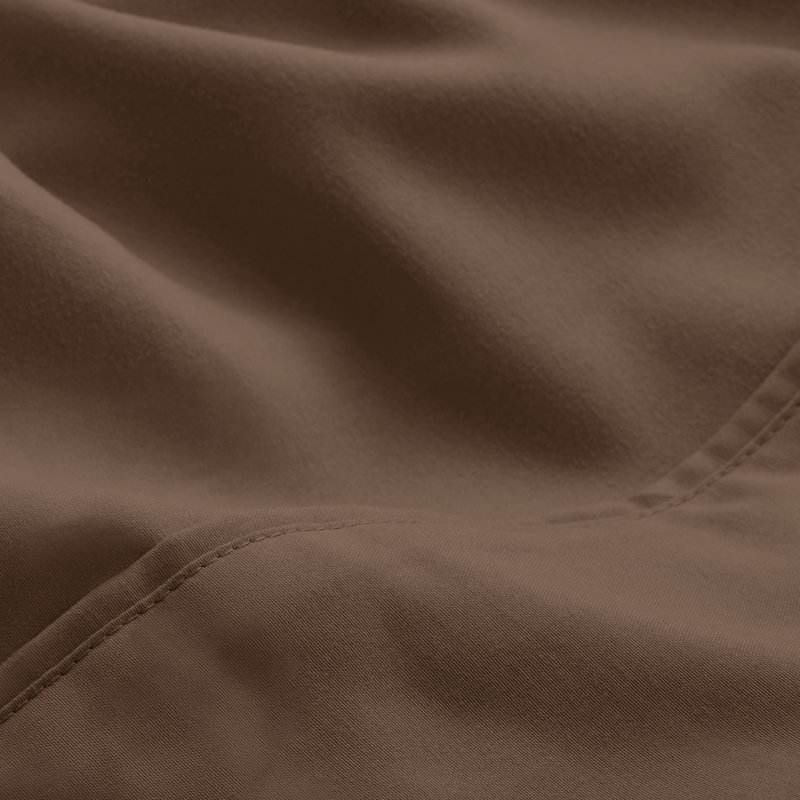 Microfiber Sheet Set with Bonus Pillowcase Set, Cocoa, King