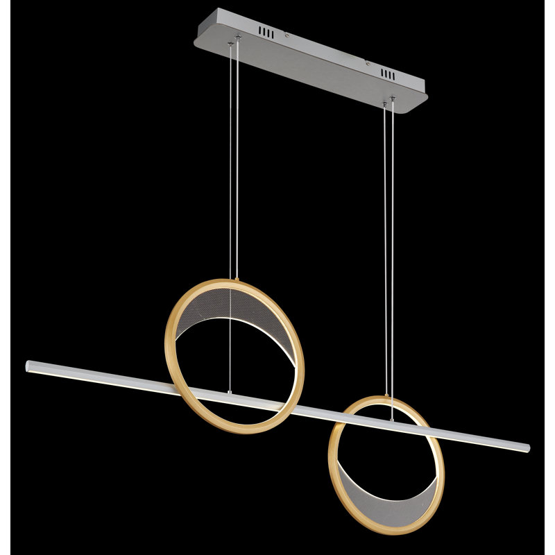 1 - Light Silver LED Pendant