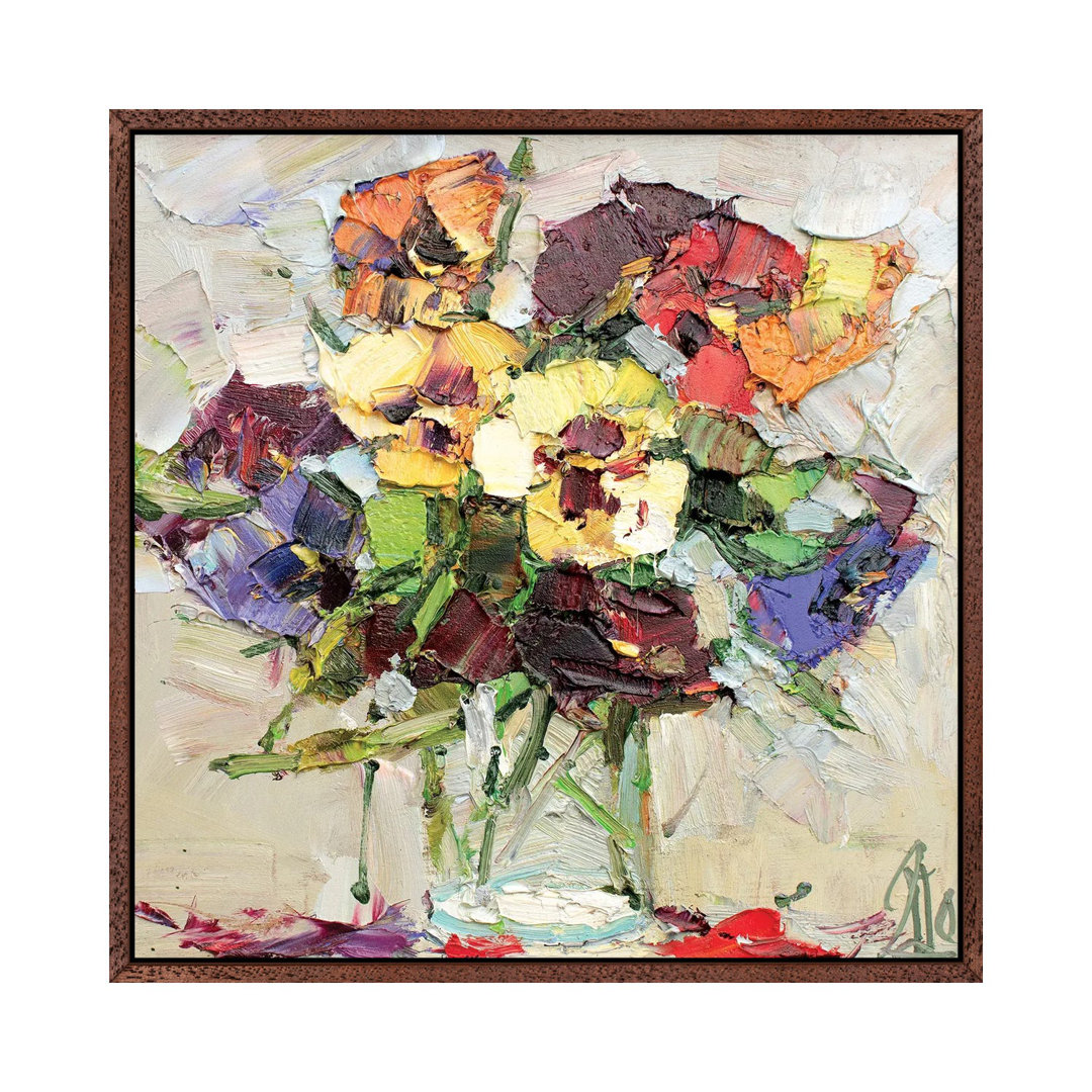 Kiss Me Quick Flowers von Sergey Alexandrovich Pozdeev - Galerie-umwickelte Leinwand Giclée auf Leinwand