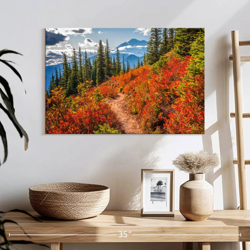 Feuillage d'automne Alvord Mt. Rainier, H 16 po x l 24 po