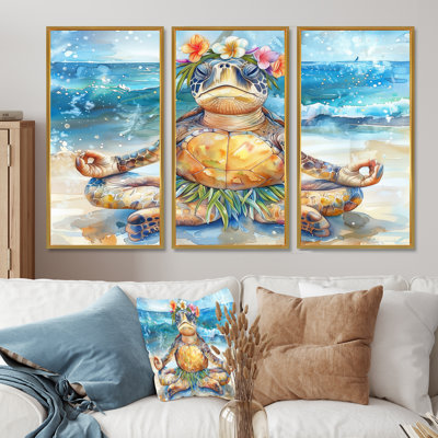 Ensemble d'art mural Saligurar - Tortue