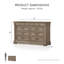 Commode 9 tiroirs Laniel