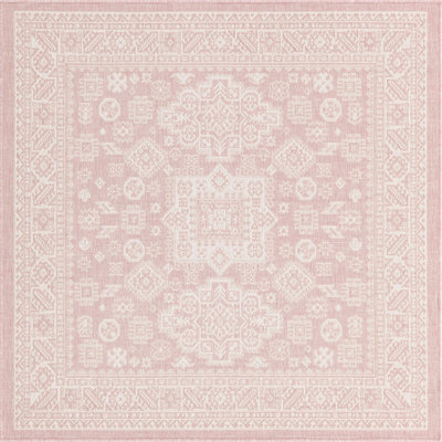 Tapis rose d'intérieur / extérieur Danera
