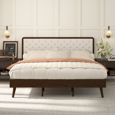 Monster Upholstered Platform Bed by George Oliver