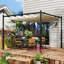 Chamroeun 2.98m x 2.98m Metal Pergola-797069279