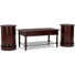 Regan 3-Piece Solid Wood Living Room Table Set