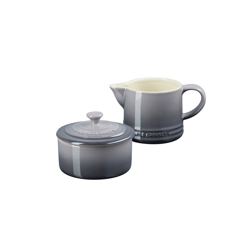 Le Creuset Stoneware Cream & Sugar Set, Oyster