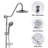 With hand shower system (including rough-in valve)