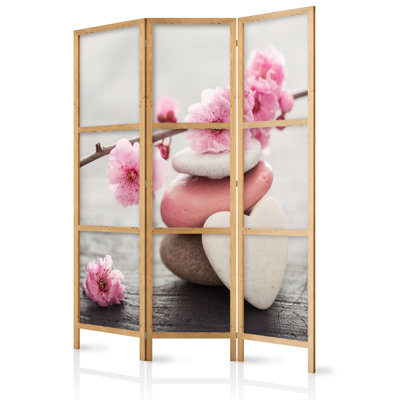 Panel Solid Wood Folding Room Divider