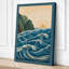 Cliffs and Stormy Sea Coastal - Wrapped Canvas-953850246-953850269