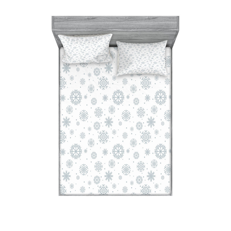 Drap-housse et coussin décoratif Ambesonne, Ensemble de draps pour très grand lit californien