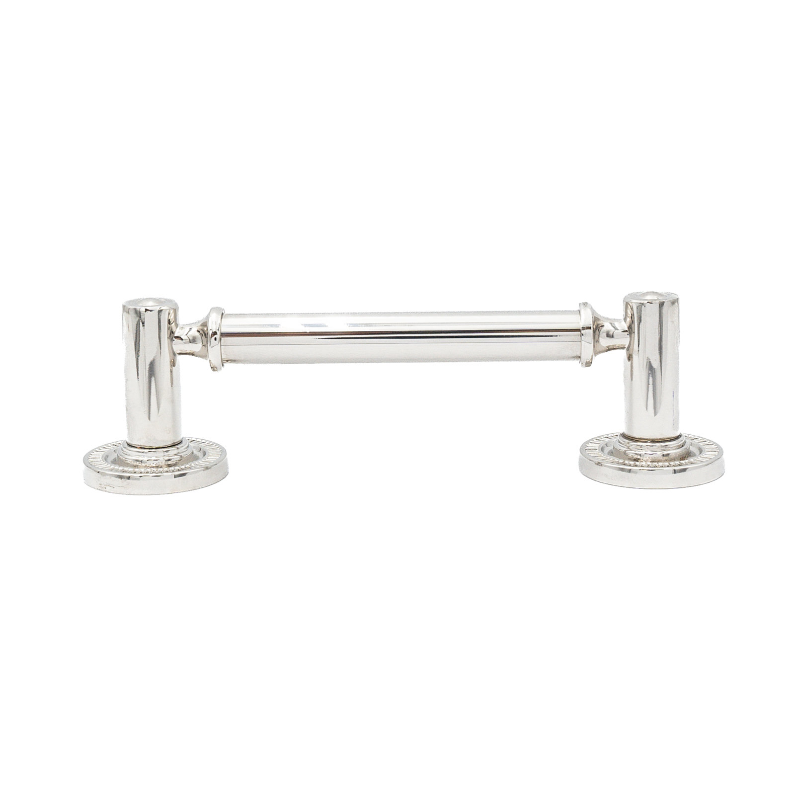 Minted Bar Pull, Polished Nickel, 3 3/4"