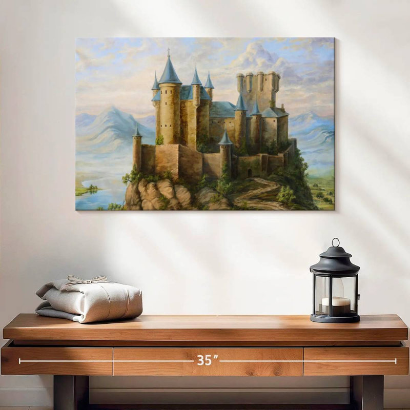 Lilie Castles, 16" H x 24" W
