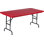 48 in. L Plastic / Acrylic Rectangular Adjustable Banquet Table