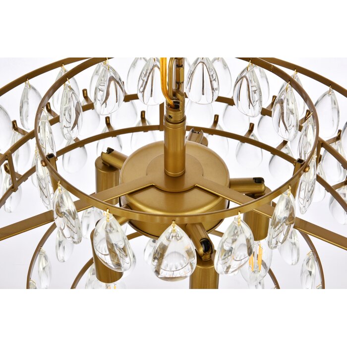 Willa Arlo Interiors Stiner 5 - Light Dimmable Tiered Chandelier ...