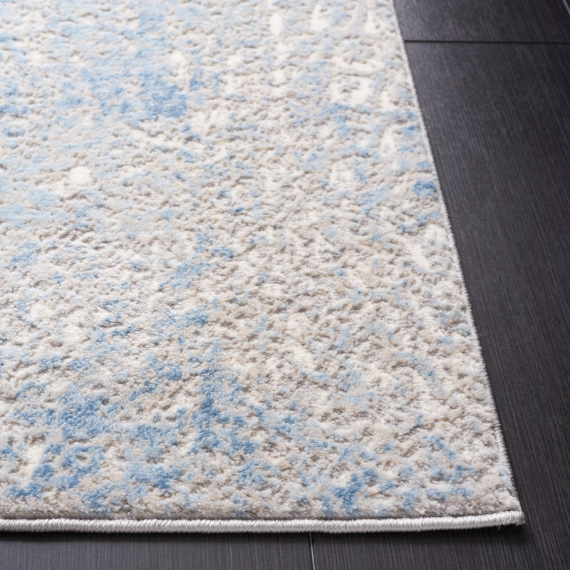 Lagoon Performance Abstract Rug, Rectangle 4'5" x 6'5"