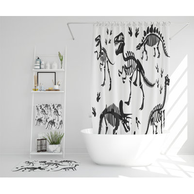 Nastasi Polyester Shower Curtain Set