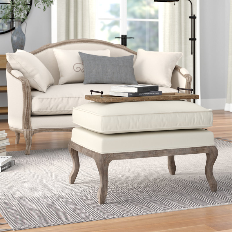 Repose-pieds rectangulaire large de 28 po Duffield