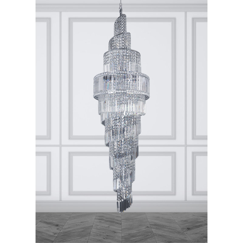 24 - Light Teardrop Chandelier