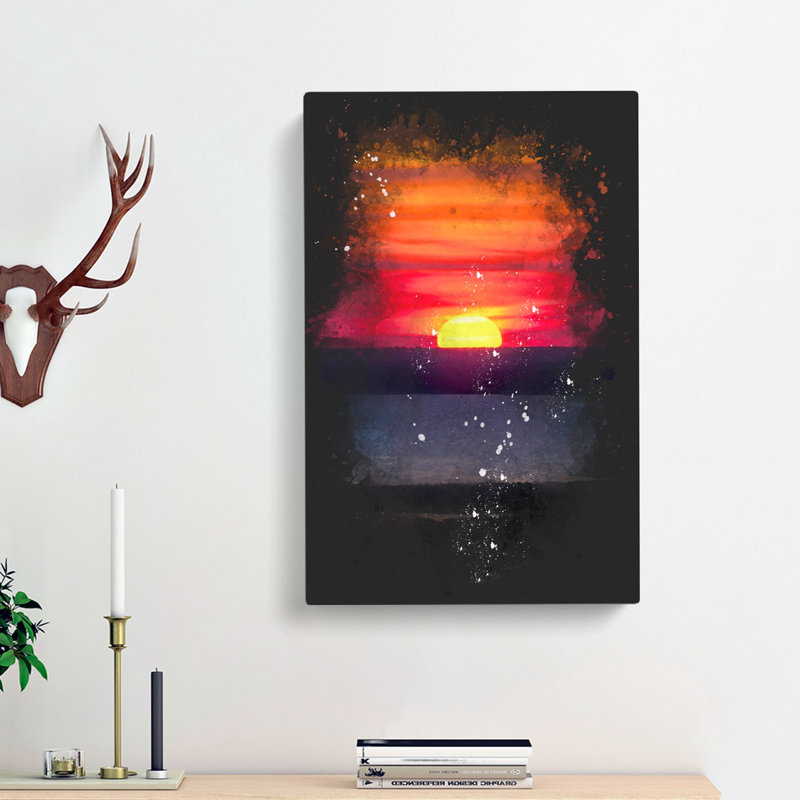 Sunset in Florida - Wrapped Canvas, 91cm H x 60cm W x 3cm D