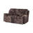 Bruni Brown Console Reclining Loveseat, manual Recline Function