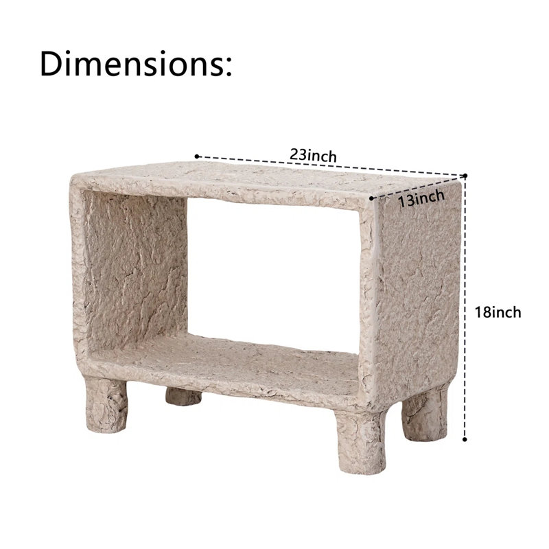 Table d'appoint de patio rétro