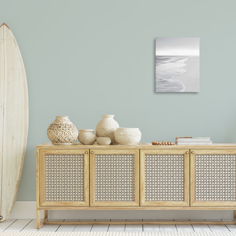 Toile «Foamy Beach Coast», conception par Maggie Olsen, H 20 po x l 16 po