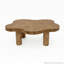 Table basse de 40 pouces en forme de nuage avec 4 pieds ronds, convenant aux salons-129593849
