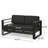 Lobianco 56.8'' Wide Rectangle Loveseat with Cushions-2015430829