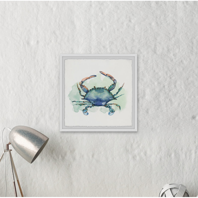 Notre Bon Crabe Celeste - Single Picture Frame Print, 51cm H x 51cm W x 3.81cm D